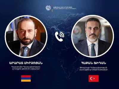 Միրզոյանը եւ Ֆիդանը անդրդարձել են Հայաստանի և Թուրքիայի միջև հարաբերությունների կարգավորման գործընթացին